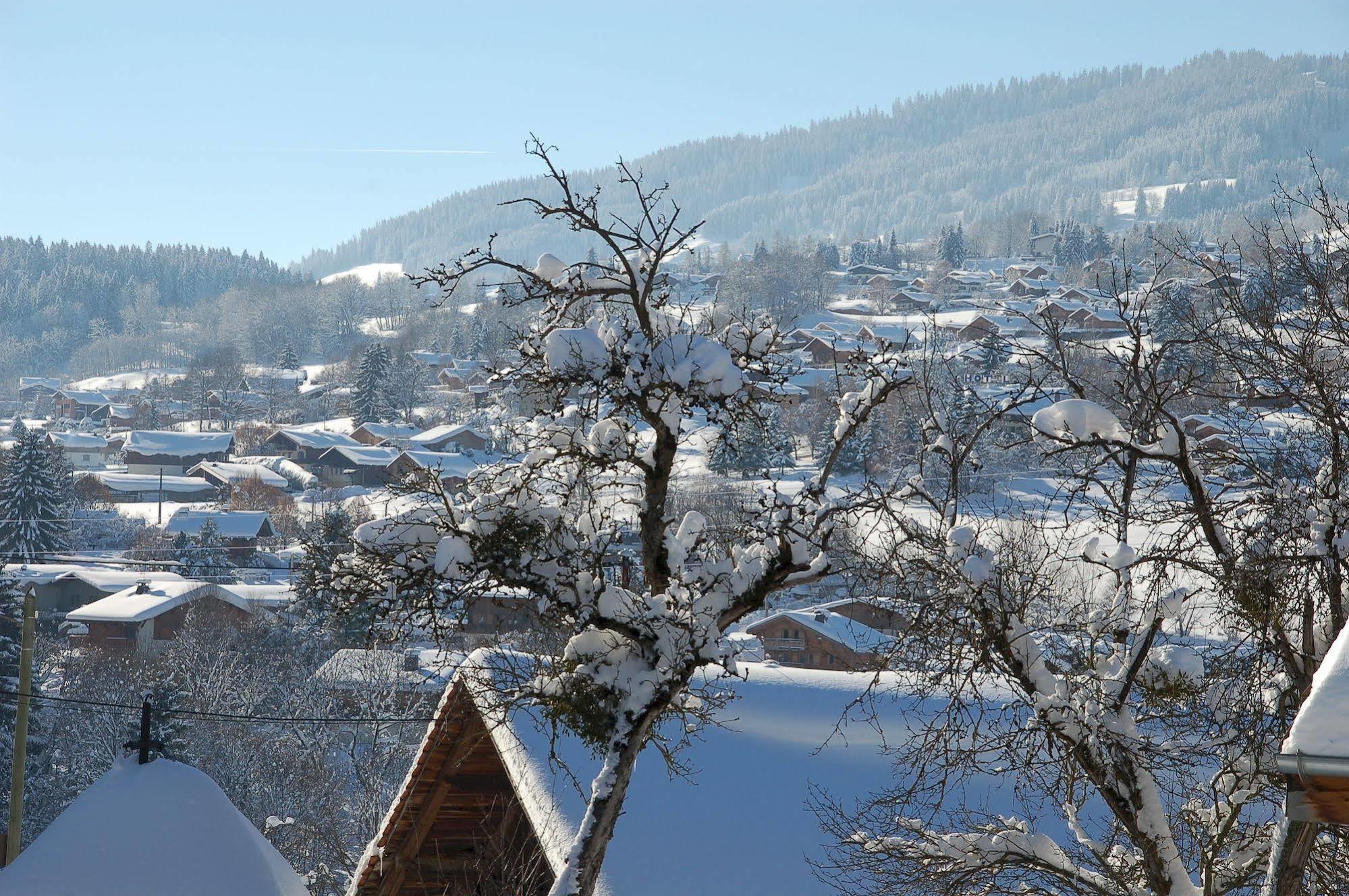 Hotel Le Caprice Des Neiges Combloux Esterno foto